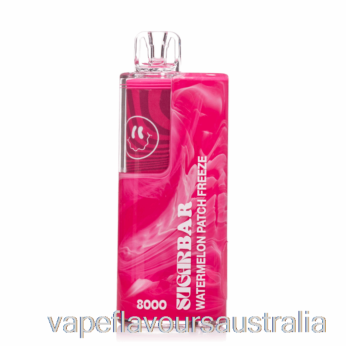 Vape Nicotine Australia Sugar Bar SB8000 Disposable Watermelon Patch Freeze